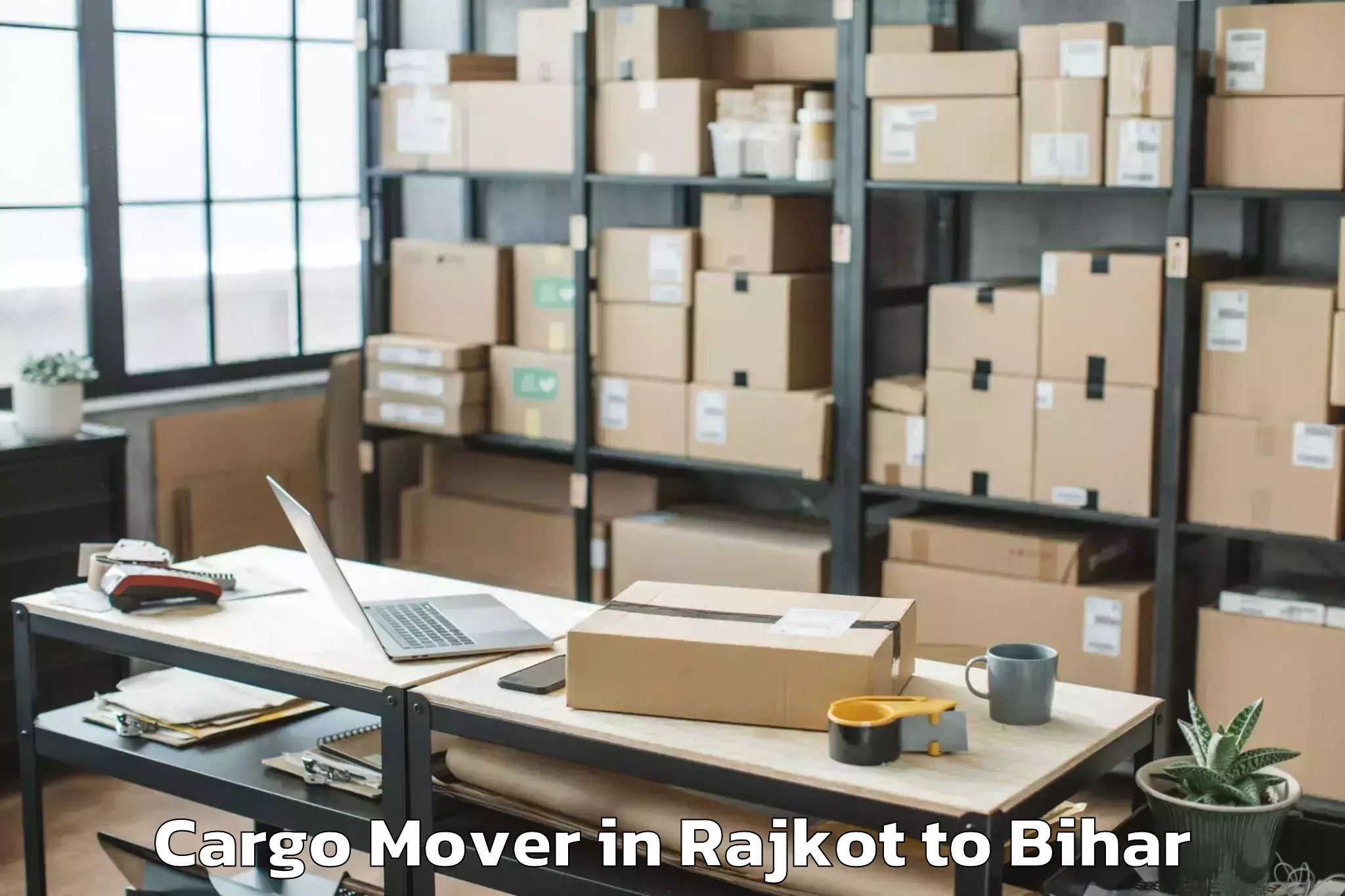 Top Rajkot to Maheshkhunt Cargo Mover Available